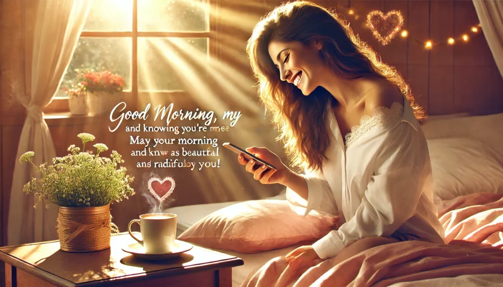Romantic Good Morning Message for Her to Make Her Smile