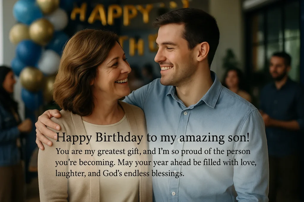 Blessing Birthday Wishes for a Son