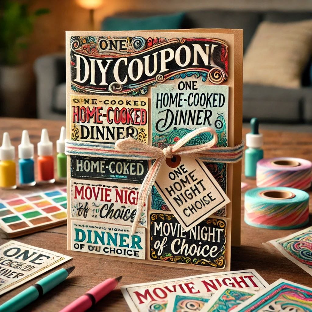 what to get your boyfriend for valentines day - DIY Coupon Book
