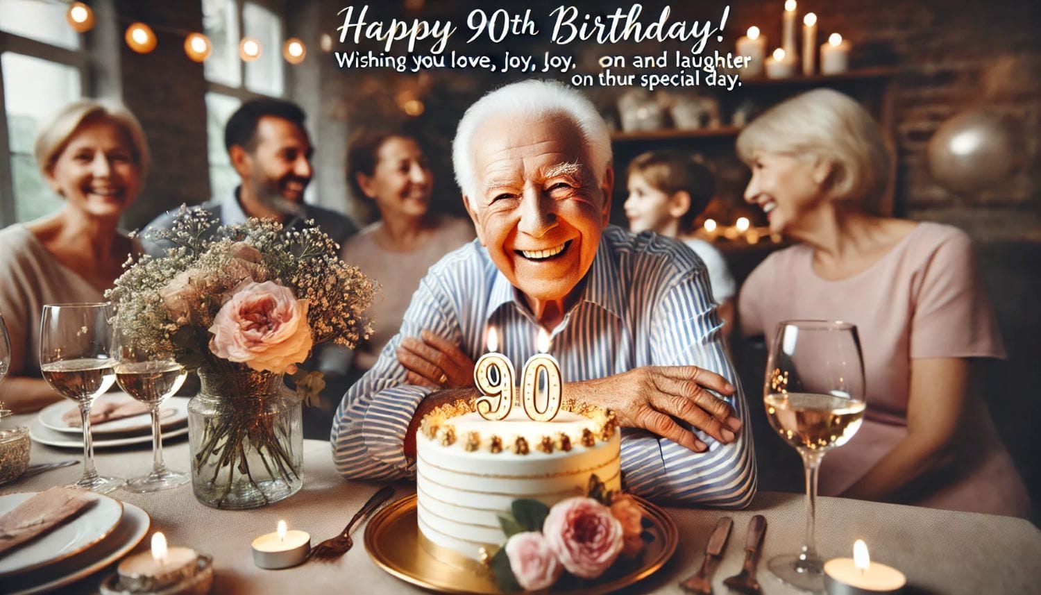 Happy 90th Birthday Wishes: Heartfelt, Funny, Religious & More