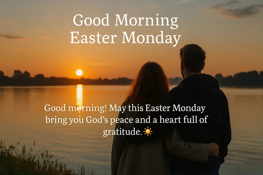 Easter Monday Morning Blessing with Sunrise View