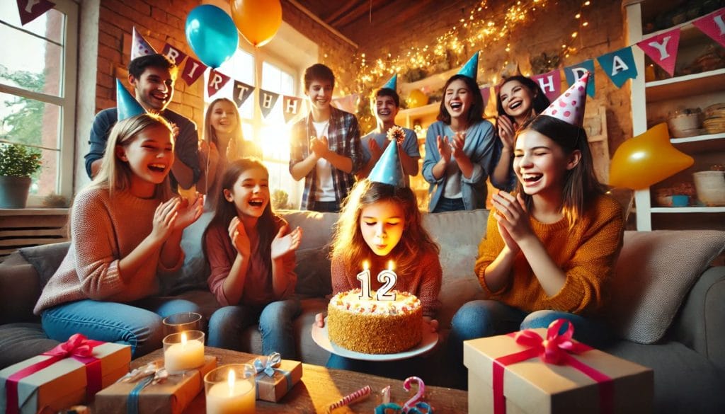 Happy 12th Birthday! Wishing You a Day Filled with Joy, Laughter, and Lots of Cake