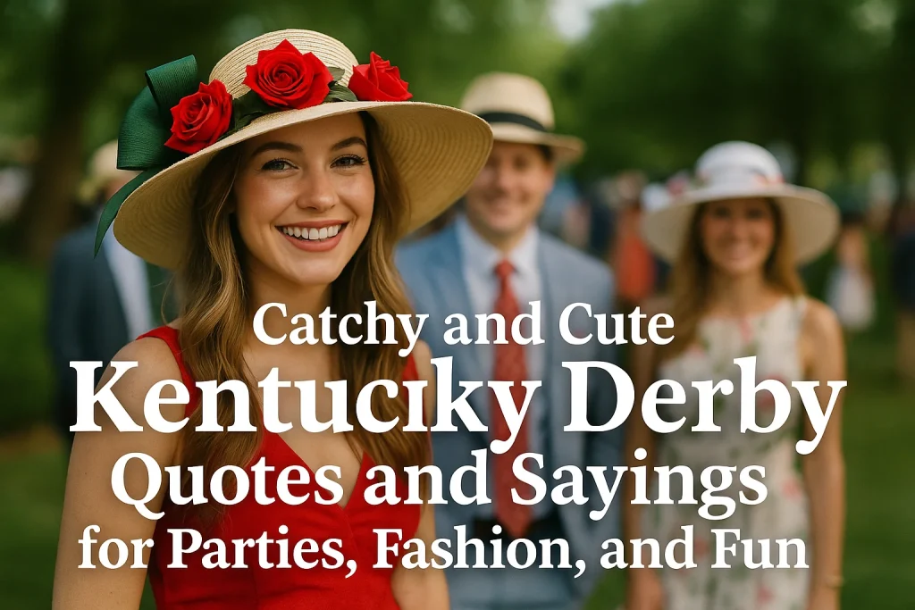 Catchy and Cute Kentucky Derby Quotes and Sayings