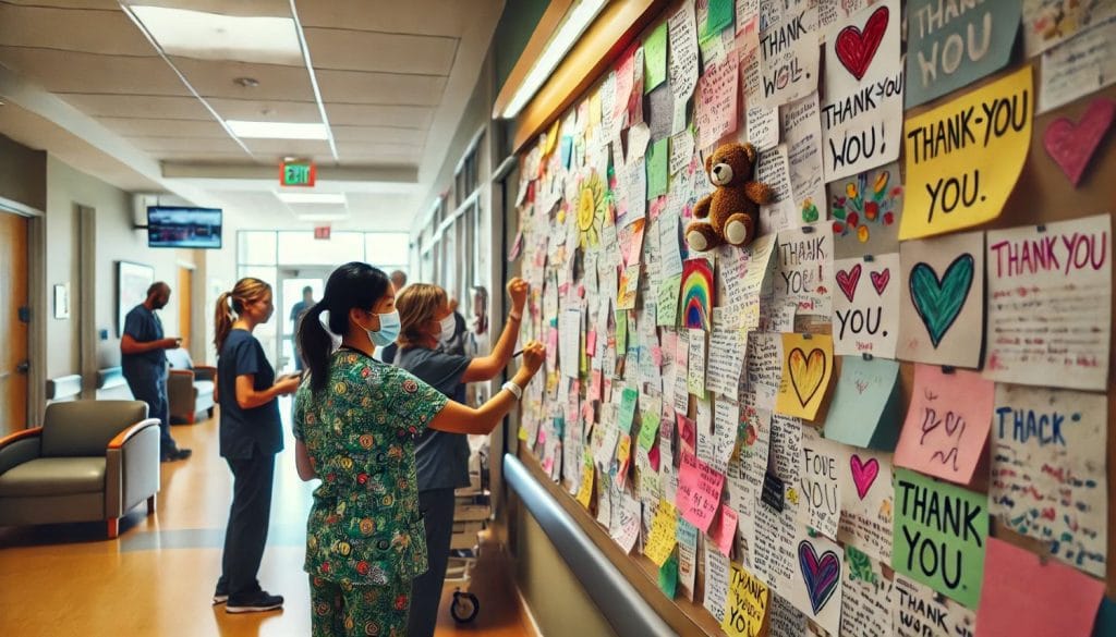 Create a Gratitude Wall: Build a Visual Tribute to Their Impact