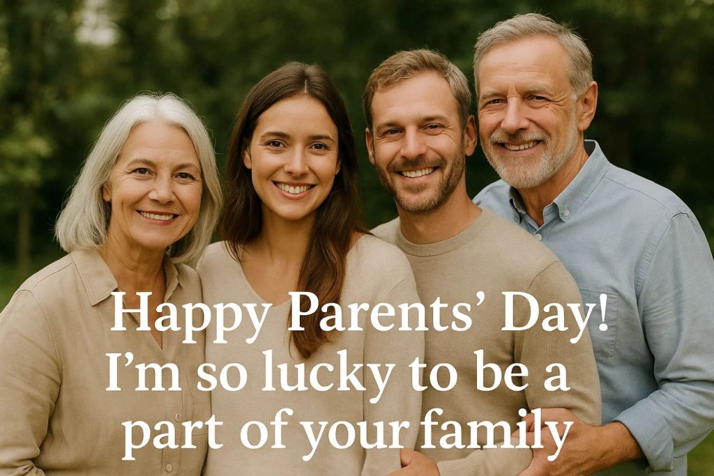 Parents' Day Messages for In-Laws
