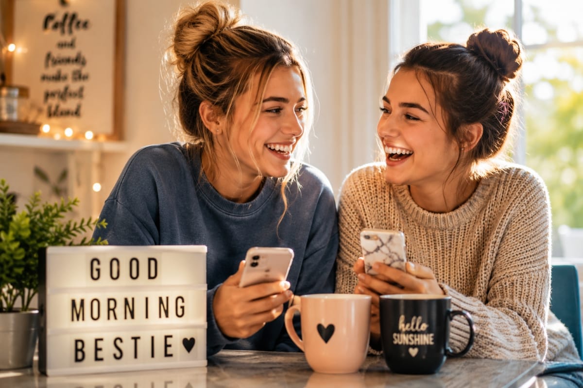 Sweet Good Morning Texts for Best Friend